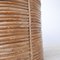 Mid-Century Wicker and Brass Bowls or Bins, Set of 3, Image 22