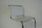 White Leather and Chrome Bar Stool 11