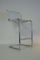 White Leather and Chrome Bar Stool 6