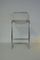 White Leather and Chrome Bar Stool 3