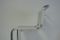 White Leather and Chrome Bar Stool 10