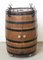 Barrel Bar Cabinet in Wrought Iron and Oak, France, 19th Century, Image 1