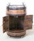 Barrel Bar Cabinet in Wrought Iron and Oak, France, 19th Century 12