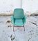 Mid-Century Modern Armchair in Green Faux Leather in the Style of Alvin Lustig, Italy, 1960s 6