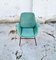 Mid-Century Modern Armchair in Green Faux Leather in the Style of Alvin Lustig, Italy, 1960s, Image 6