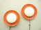 Wall or Ceiling Lamps from Kaiser, 1950s, Set of 2 1