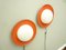 Wall or Ceiling Lamps from Kaiser, 1950s, Set of 2 3