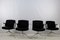 Vintage Black Velvet Fk84 Office Chairs by Preben Fabricius & Jørgen Kastholm for Kill International, Set of 4 17