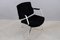 Vintage Black Velvet Fk84 Office Chairs by Preben Fabricius & Jørgen Kastholm for Kill International, Set of 4 4