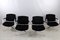 Vintage Black Velvet Fk84 Office Chairs by Preben Fabricius & Jørgen Kastholm for Kill International, Set of 4 22