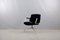 Vintage Black Velvet Fk84 Office Chairs by Preben Fabricius & Jørgen Kastholm for Kill International, Set of 4 8