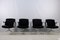 Vintage Black Velvet Fk84 Office Chairs by Preben Fabricius & Jørgen Kastholm for Kill International, Set of 4 25