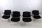 Vintage Black Velvet Fk84 Office Chairs by Preben Fabricius & Jørgen Kastholm for Kill International, Set of 4 14