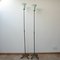 Antique Dutch Uplighter Floor Lamp with Glass Shade 1