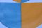 Piatto geometrico blu ed arancione di Gio Ponti per Franco Pozzi, anni '60, Immagine 8