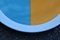 Piatto geometrico blu ed arancione di Gio Ponti per Franco Pozzi, anni '60, Immagine 7