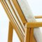 Mid-Century Sessel aus Hellem Holz mit Leinenkissen von TON, 1970er 5
