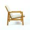 Fauteuil Mid-Century en Bois blond avec Coussins en Lin de TON, Tchécoslovaquie, 1960s 6