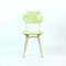 Mid-Century Chair in Lime Green and Cream from Ton, Czechoslovakia, 1960s 11