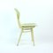 Mid-Century Chair in Lime Green and Cream from Ton, Czechoslovakia, 1960s 6