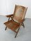 Vintage Danish Folding Armchair with 5 Positions 6
