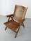 Vintage Danish Folding Armchair with 5 Positions, Image 6