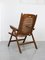 Vintage Danish Folding Armchair with 5 Positions 3