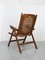 Vintage Danish Folding Armchair with 5 Positions, Image 3