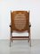 Vintage Danish Folding Armchair with 5 Positions 4