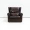 Mid-Century Leather Wingback Club Chair, Image 1
