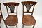 Antique Bentwood Dining Chairs, Set of 4, Image 6