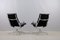 Schwarze Vintage EA 216 Soft Pad Sessel von Charles & Ray Eames für Herman Miller, 2er Set 3