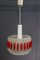 Pendant Lamp in Clear and Red Acrylic Glass, 1970s 8