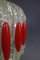 Pendant Lamp in Clear and Red Acrylic Glass, 1970s 9