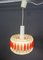 Pendant Lamp in Clear and Red Acrylic Glass, 1970s 7
