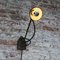 Industrielle Braune Mid-Century Wandlampe aus Kupfer 5