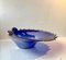 Blue Murano Glass Seashell-Shaped Bowl, Italy, 1960s, Image 1