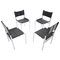 Chrome Dining Chairs by Viliam Chlebo, Czechoslovakia, 1980s, Set of 4, Image 1