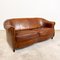 Vintage Sheep Leather 3-Seater Sofa from Joris 1