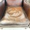 Vintage Dark Brown Sheep Leather Armchairs, Set of 2, Image 14
