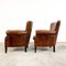 Vintage Sheep Leather Armchairs from Loung Atelier, Set of 2 4