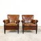Vintage Sheep Leather Armchairs from Loung Atelier, Set of 2 6