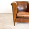 Club chair vintage in pelle di pecora di Lounge Atelier, Immagine 7