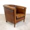 Vintage Sheep Leather Tub Club Chair from Lounge Atelier, Image 1