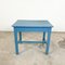 Vintage Blue Painted Farmhouse Table 11