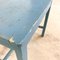 Vintage Blue Painted Farmhouse Table 13