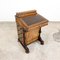 Antique Walnut Veneer Davenport Desk 2