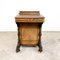 Antique Walnut Veneer Davenport Desk 25