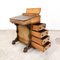 Antique Walnut Veneer Davenport Desk, Image 16