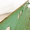 Vintage Green Painted Wooden Farmhouse Bench 4